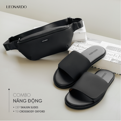 Combo Dép Tanjun Slides & Túi Crossbody Oxford